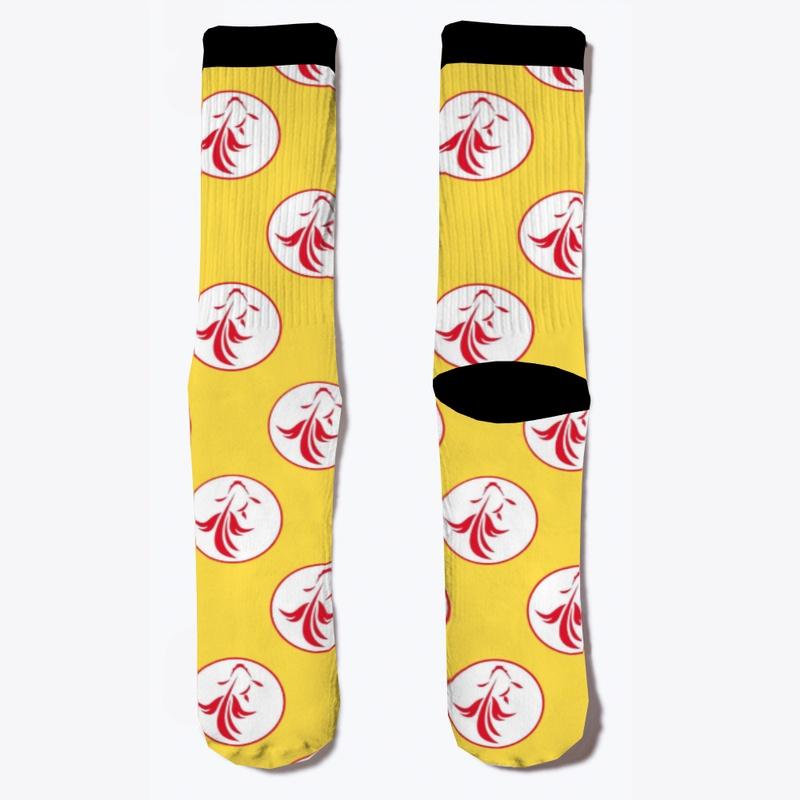 The Goldfish Council Socks Yellow 